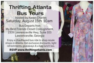 August 15th Thrifting Atlanta Bus Tour Two Stylish Kays